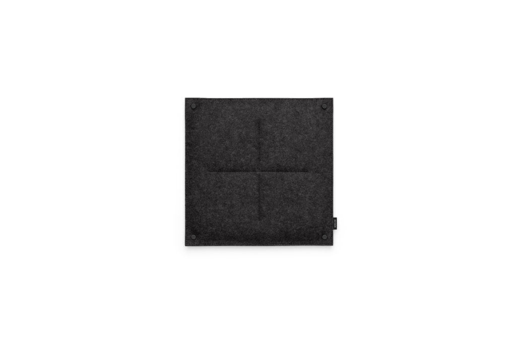 Kleine Pinnwand Orgaboard aus Filz von Hey-Sign in der Farbe Graphit