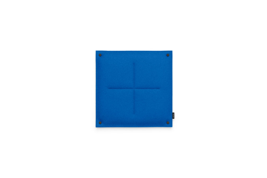 Kleine Pinnwand Orgaboard aus Filz von Hey-Sign in der Farbe Blau