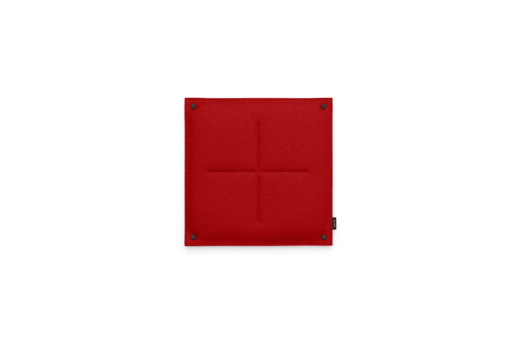 Kleine Pinnwand Orgaboard aus Filz von Hey-Sign in der Farbe Rot