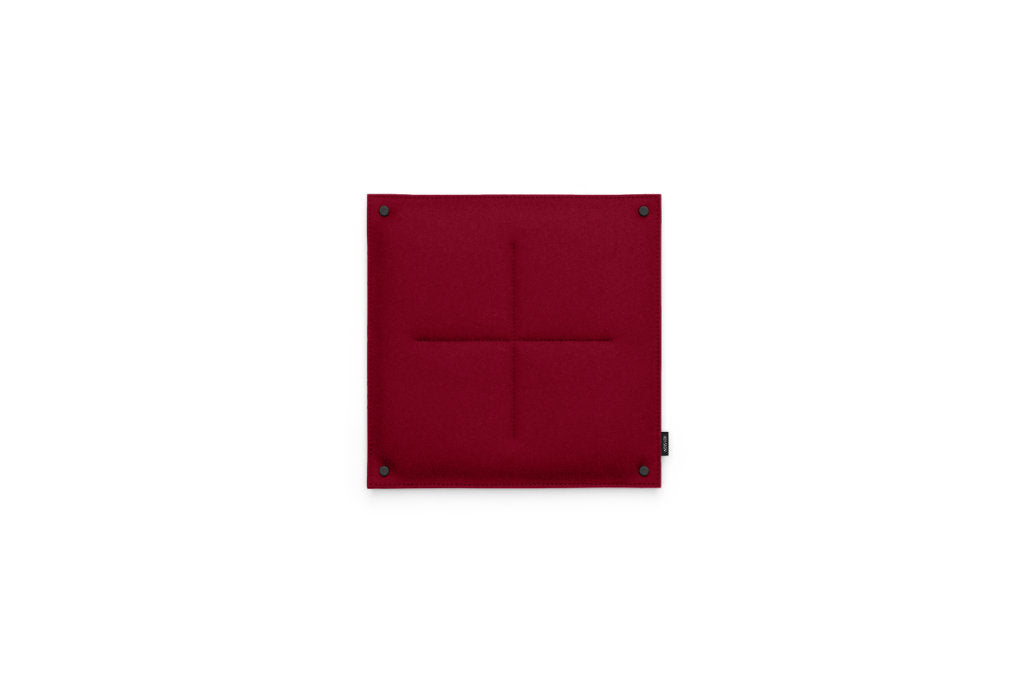 Kleine Pinnwand Orgaboard aus Filz von Hey-Sign in der Farbe Bordeaux
