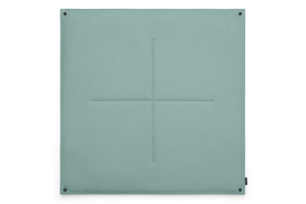 Pinnwand Orgaboard aus Filz von Hey-Sign in der Farbe Aqua