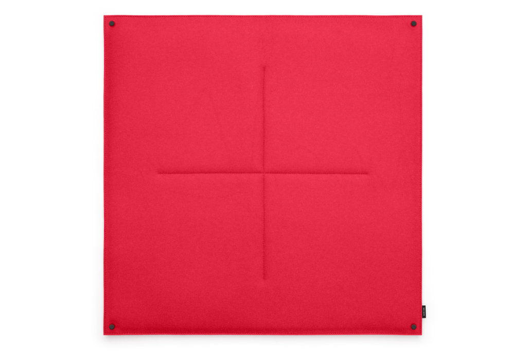 Pinnwand Orgaboard aus Filz von Hey-Sign in der Farbe Coral