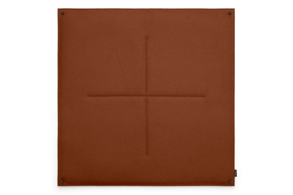Pinnwand Orgaboard aus Filz von Hey-Sign in der Farbe Zimt