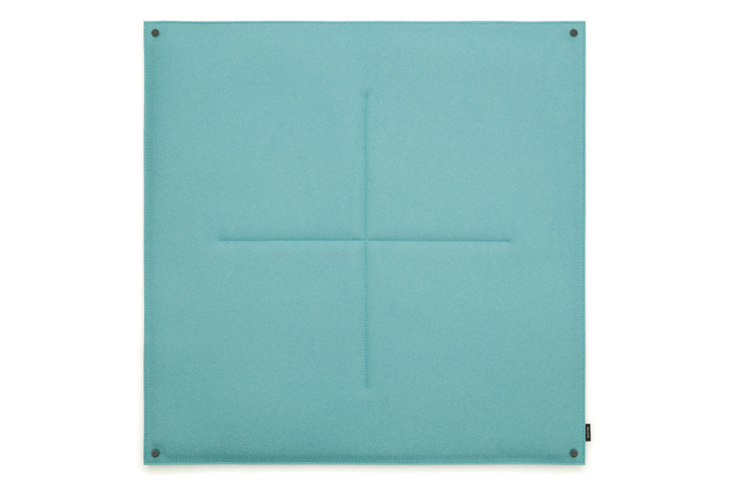 Pinnwand Orgaboard aus Filz von Hey-Sign in der Farbe Pastelltürkis