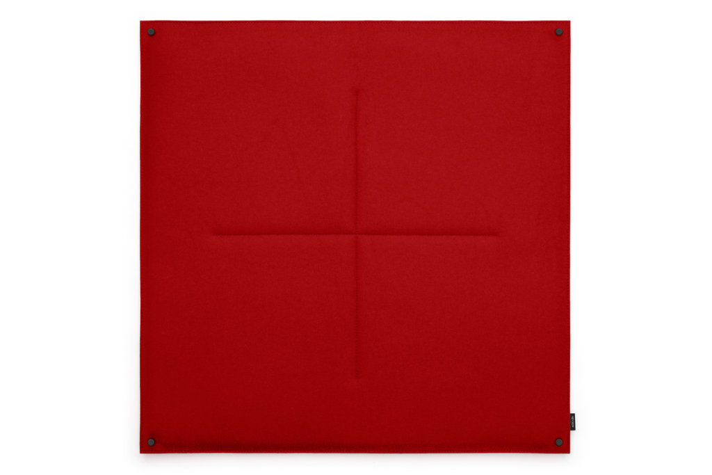 Pinnwand Orgaboard aus Filz von Hey-Sign in der Farbe Rot