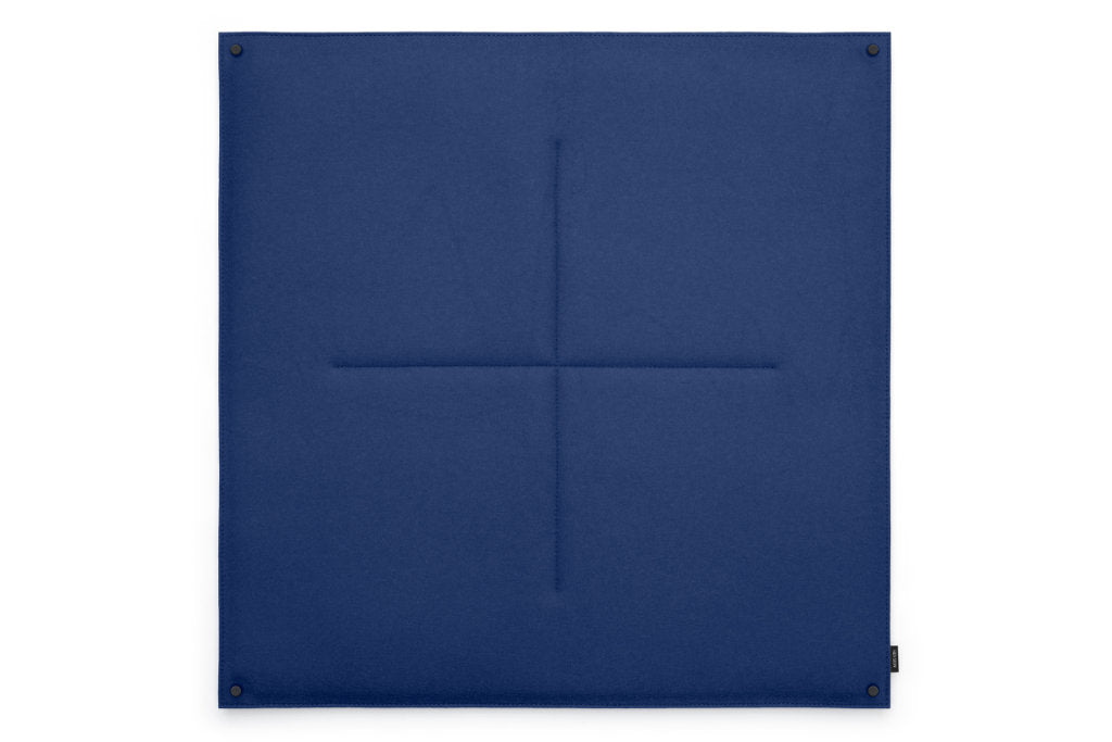 Pinnwand Orgaboard aus Filz von Hey-Sign in der Farbe Indigo