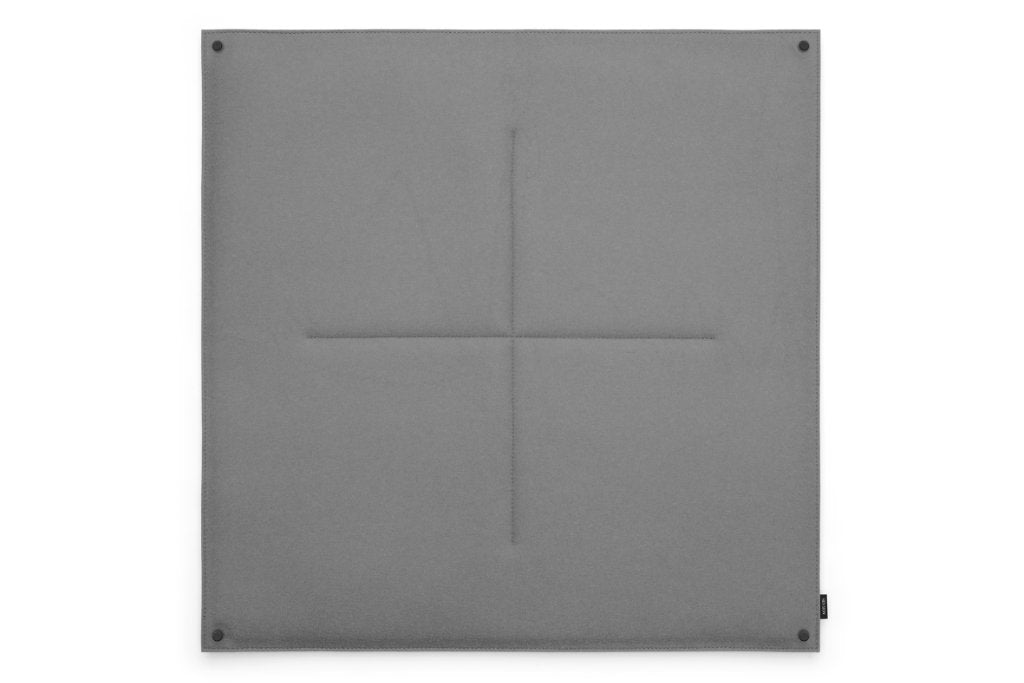 Pinnwand Orgaboard aus Filz von Hey-Sign in der Farbe Hellgrau