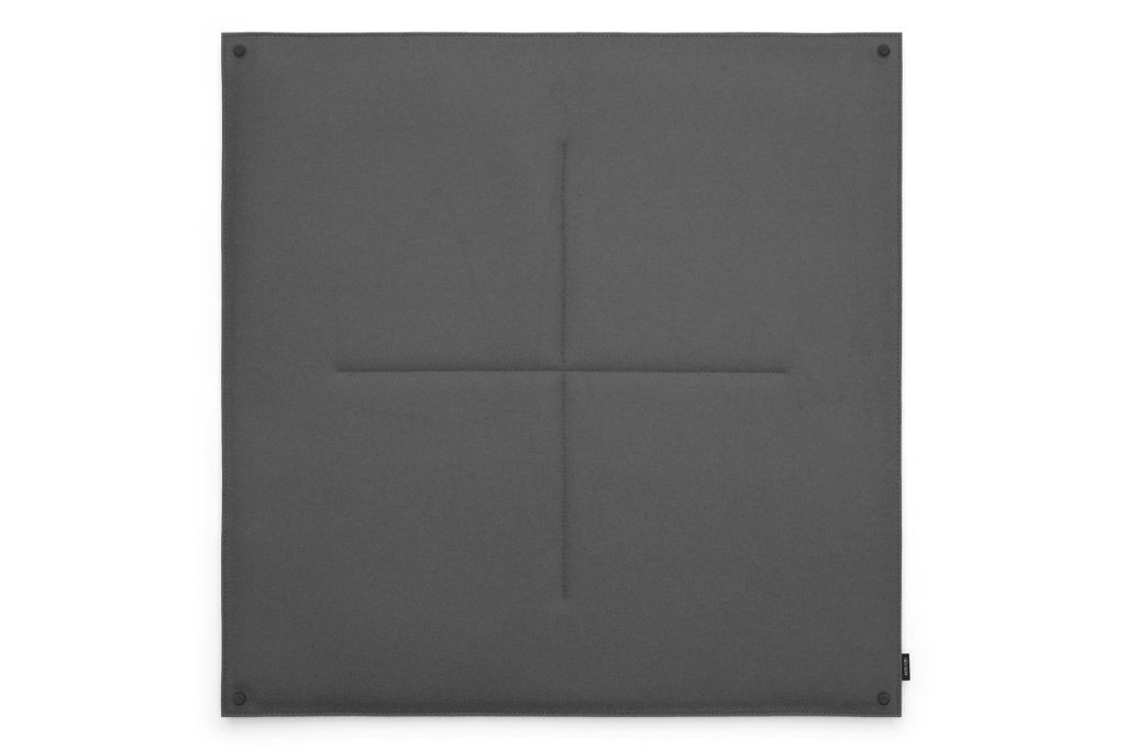 Pinnwand Orgaboard aus Filz von Hey-Sign in der Farbe Taubengrau