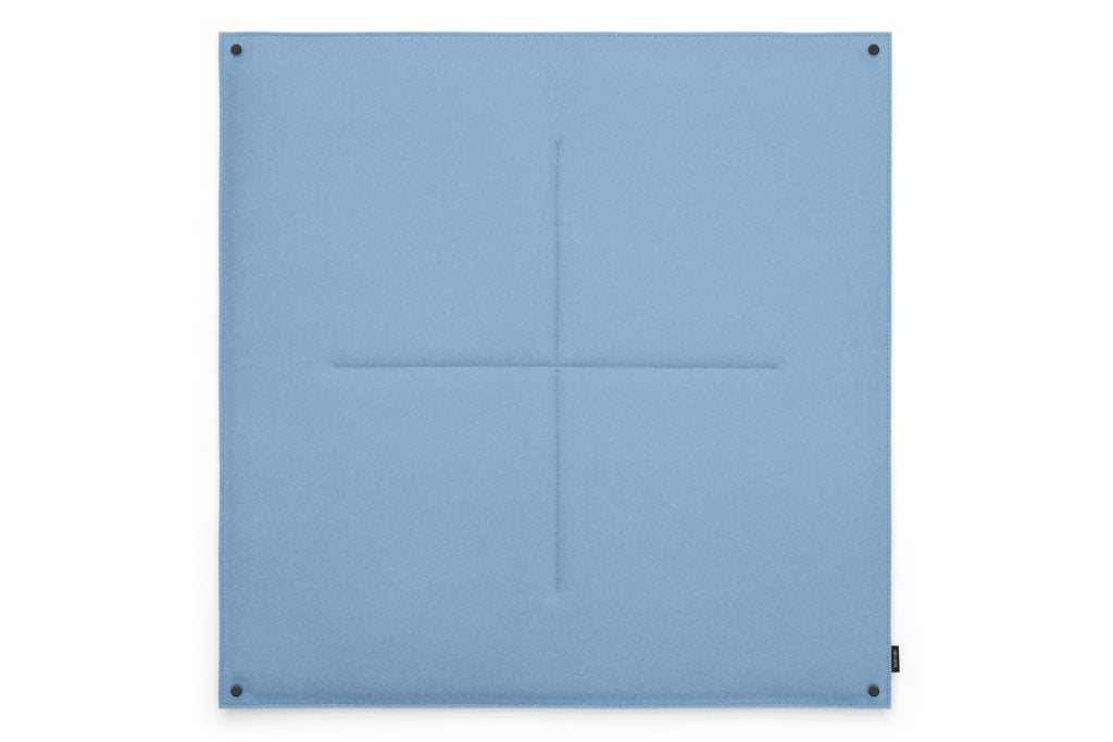 Pinnwand Orgaboard aus Filz von Hey-Sign in der Farbe Pastellblau