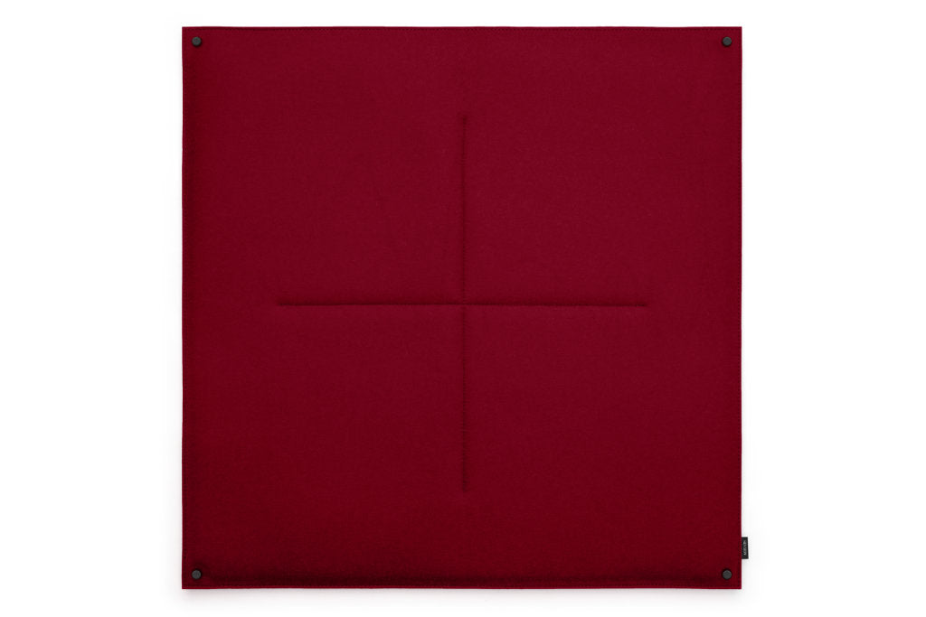 Pinnwand Orgaboard aus Filz von Hey-Sign in der Farbe Bordeaux