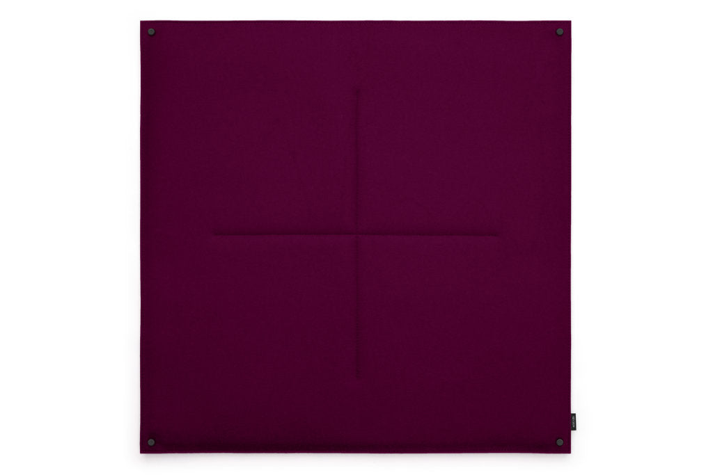 Pinnwand Orgaboard aus Filz von Hey-Sign in der Farbe Aubergine