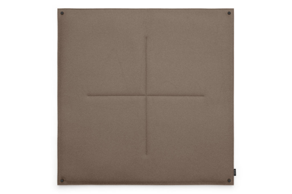 Pinnwand Orgaboard aus Filz von Hey-Sign in der Farbe Taupe