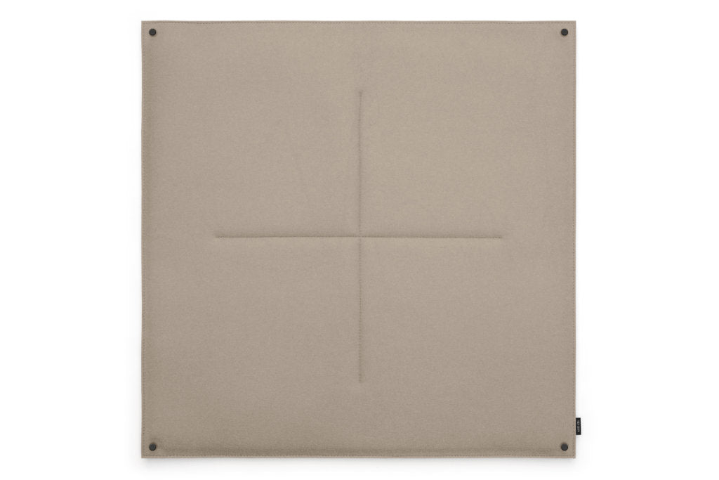 Pinnwand Orgaboard aus Filz von Hey-Sign in der Farbe Stone