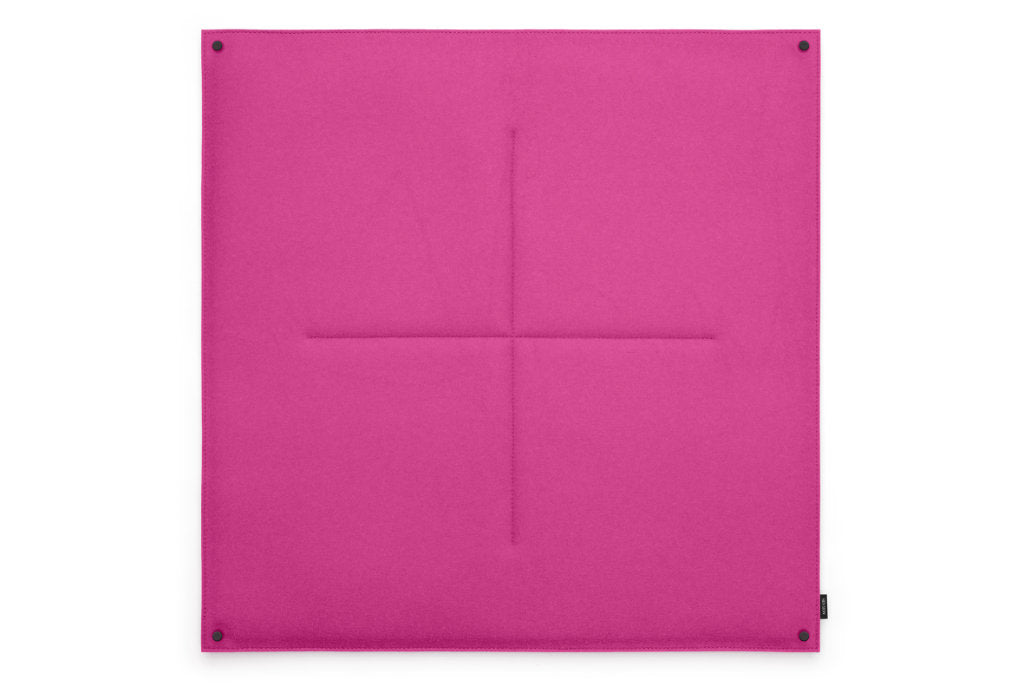 Pinnwand Orgaboard aus Filz von Hey-Sign in der Farbe Rosa