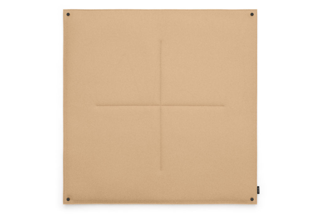 Pinnwand Orgaboard aus Filz von Hey-Sign in der Farbe Karamell