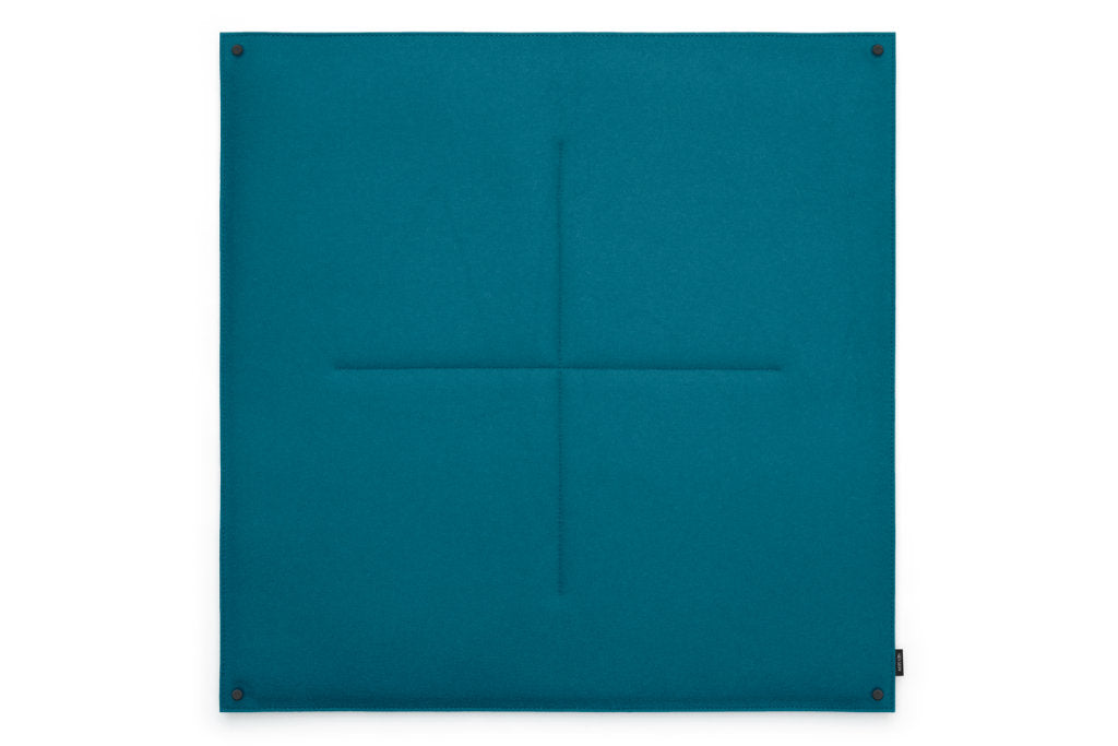 Pinnwand Orgaboard aus Filz von Hey-Sign in der Farbe Deep Water