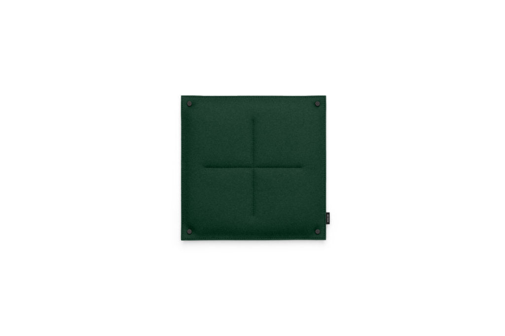 Kleine Pinnwand Orgaboard aus Filz von Hey-Sign in der Farbe Deep Forest