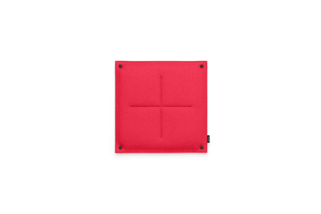 Kleine Pinnwand Orgaboard aus Filz von Hey-Sign in der Farbe Coral