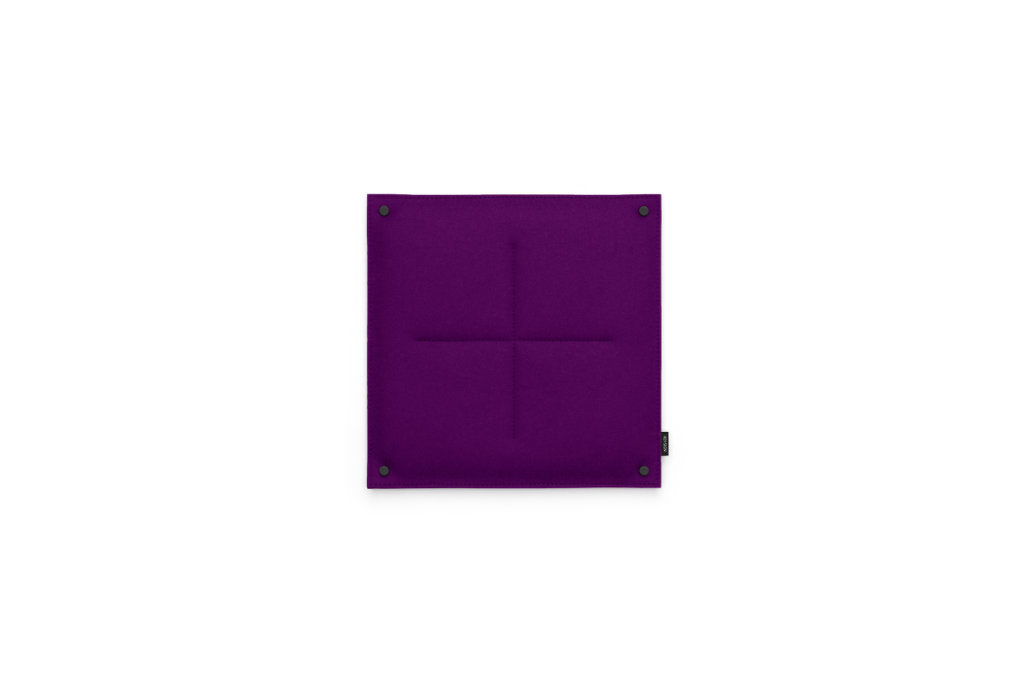 Kleine Pinnwand Orgaboard aus Filz von Hey-Sign in der Farbe Pflaume