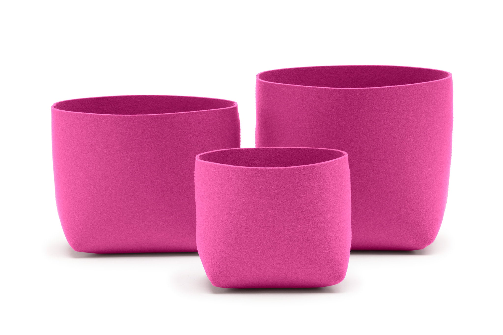 Hey-Sign Filzboxen Silo im 3erSet, Farbe Rosa