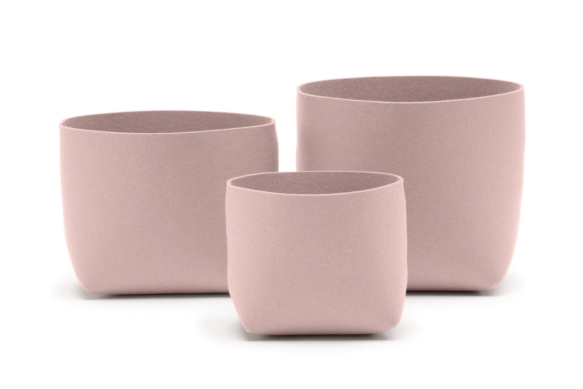 Hey-Sign Filzboxen Silo im 3erSet, Farbe Powder