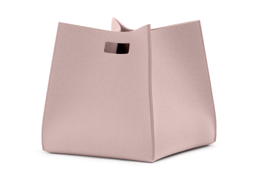 Tall Box von Hey-Sign aus reinem Wollfilz in der Farbe Powder