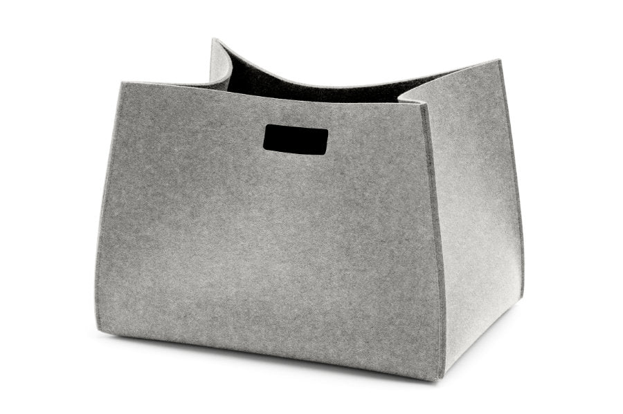 Filzkorb Tall Box rechteckig aus Wollfilz von Hey-Sign in der Farbe Hellmeliert