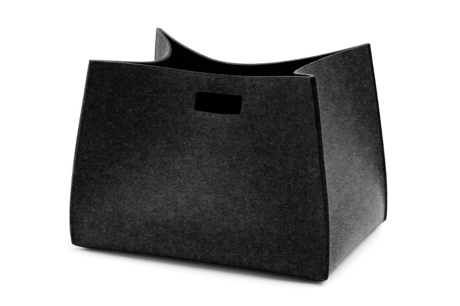 Filzkorb Tall Box rechteckig aus Wollfilz von Hey-Sign in der Farbe Graphit