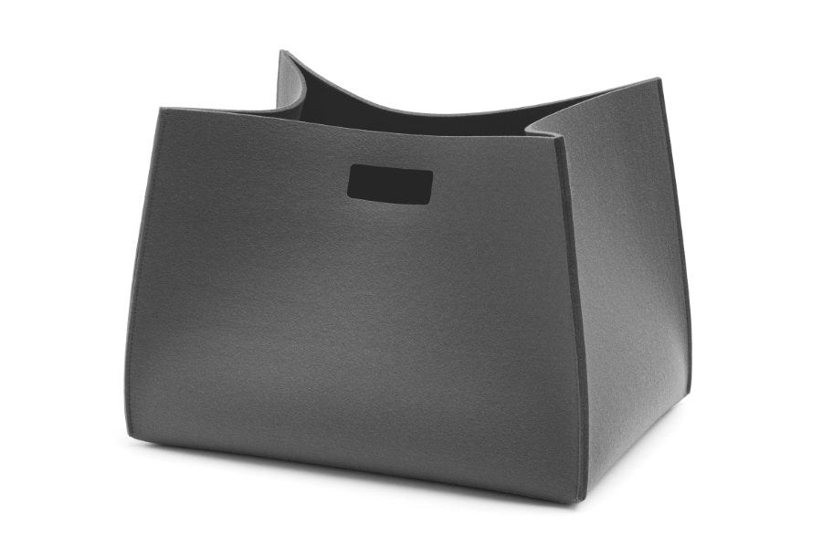 Filzkorb Tall Box rechteckig aus Wollfilz von Hey-Sign in der Farbe Taubengrau