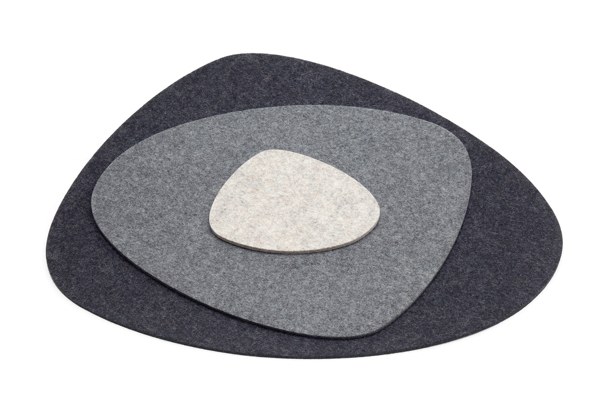 Filzset und Untersetzer Stone von Hey-Sign