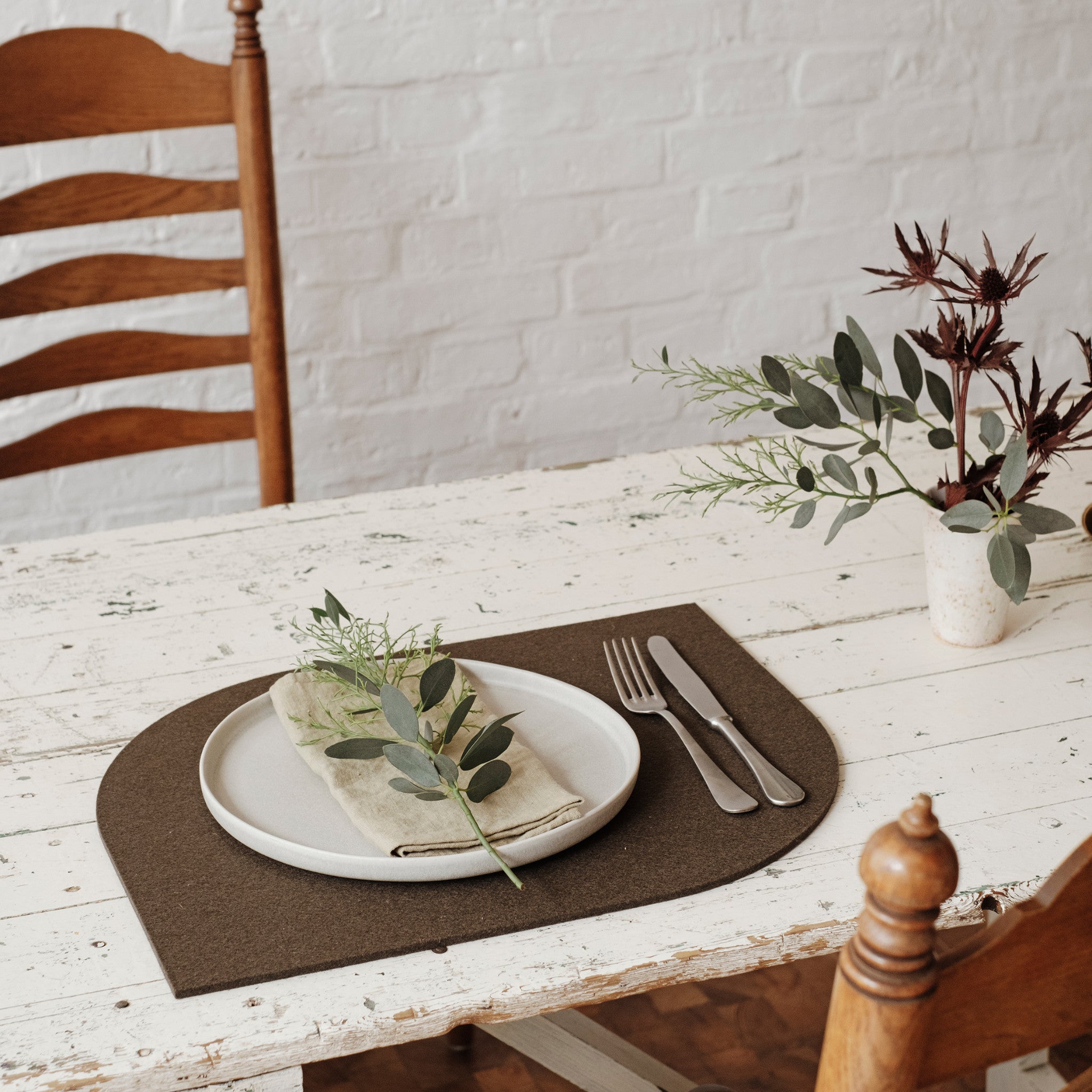 Hey-Sign Tischset Bow aus Wollfilz