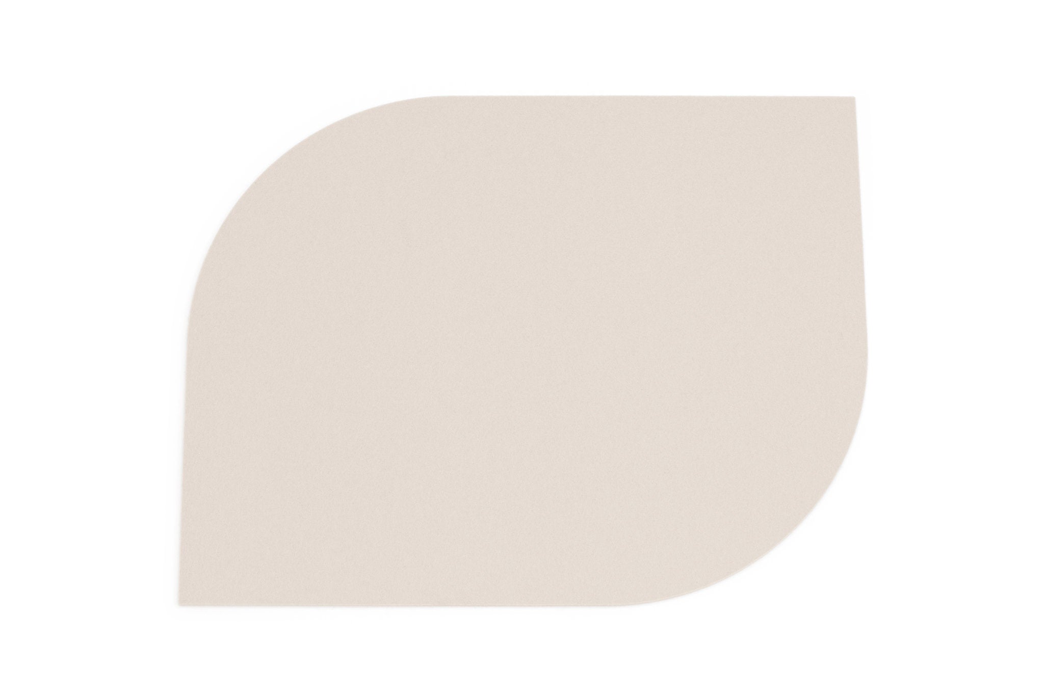 Hey-Sign Tischset Bow aus reinem Wollfilz, Farbe Wollweiß