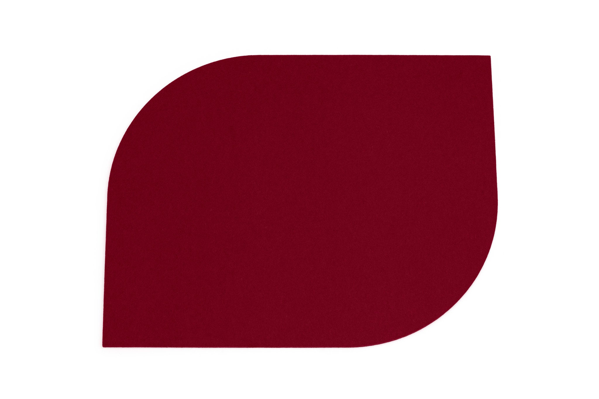Hey-Sign Tischset Bow aus reinem Wollfilz, Farbe Bordeaux