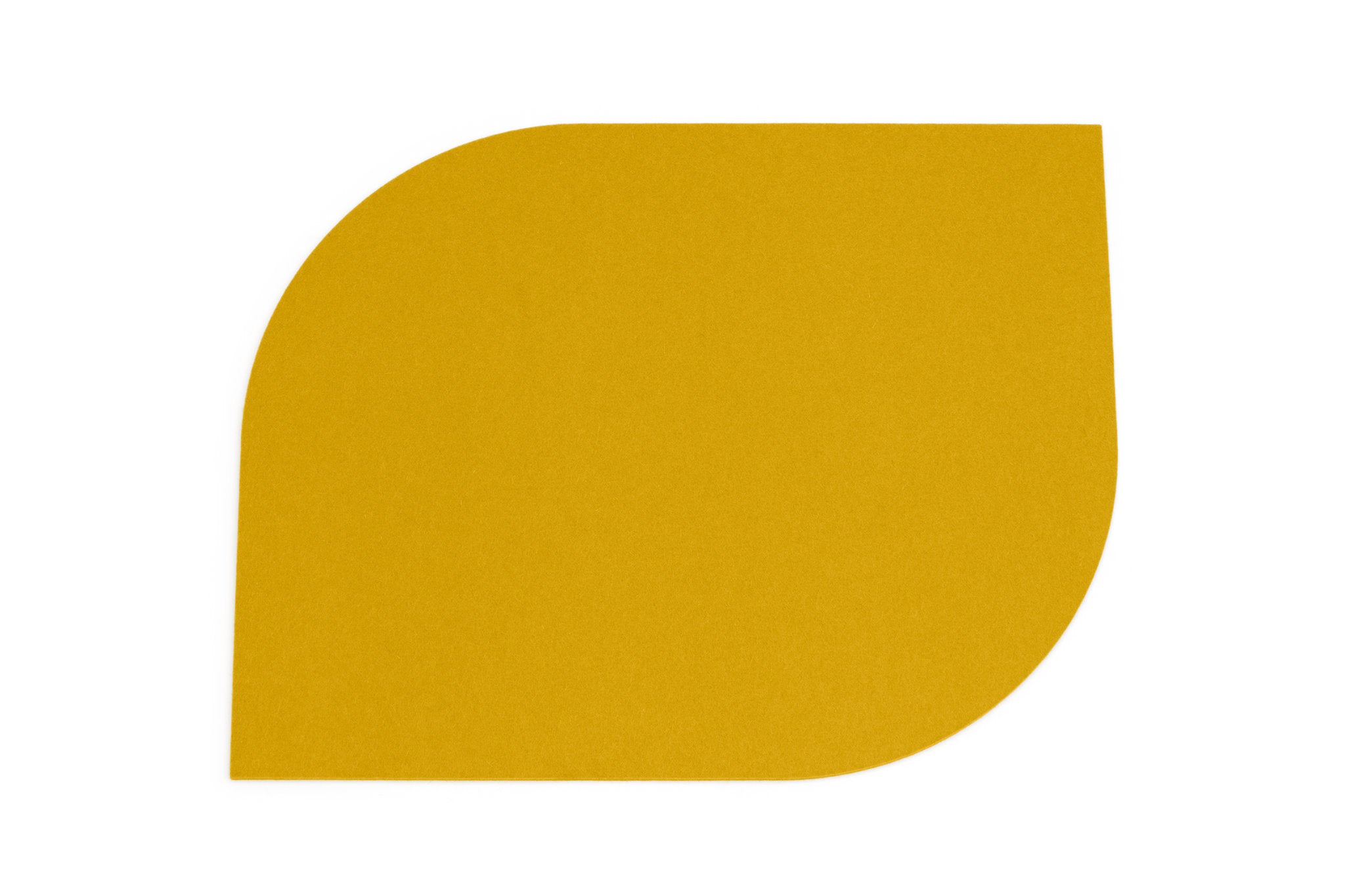 Hey-Sign Tischset Bow aus reinem Wollfilz, Farbe Curry