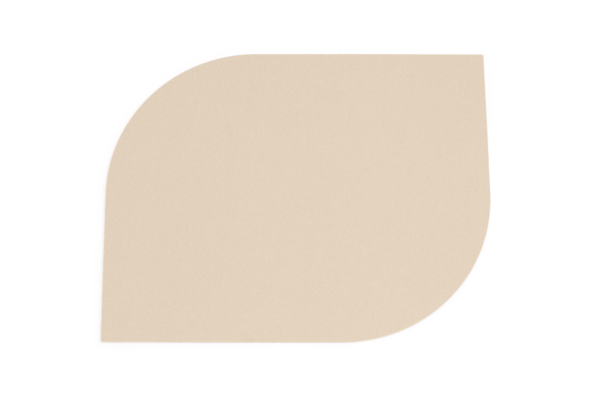 Hey-Sign Tischset Bow aus reinem Wollfilz, Farbe Macadamia