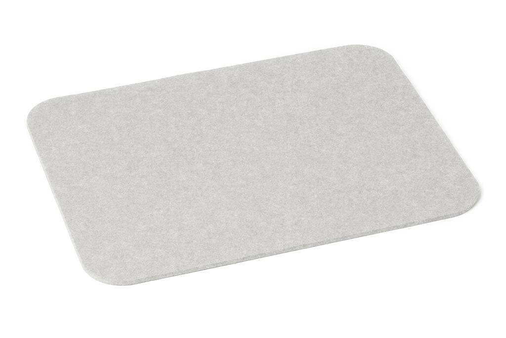 Hey-Sign Tischset aus Wollfilz, rechteckig mit gerundeten Ecken, Farbe Marmor