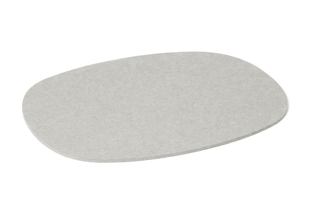 Hey-Sign ovales Tischset aus Wollfilz, Farbe Hellmeliert