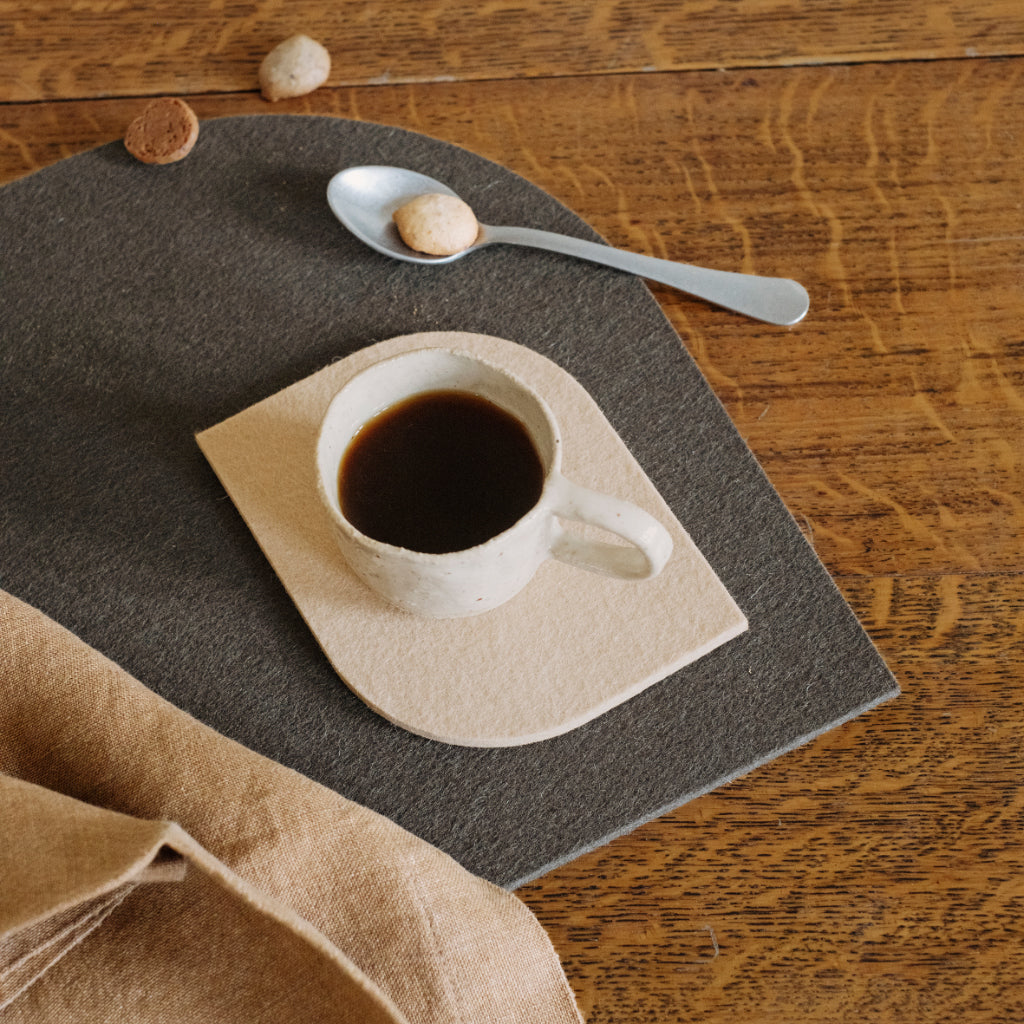 Hey-Sign Filz Untersetzer Bow