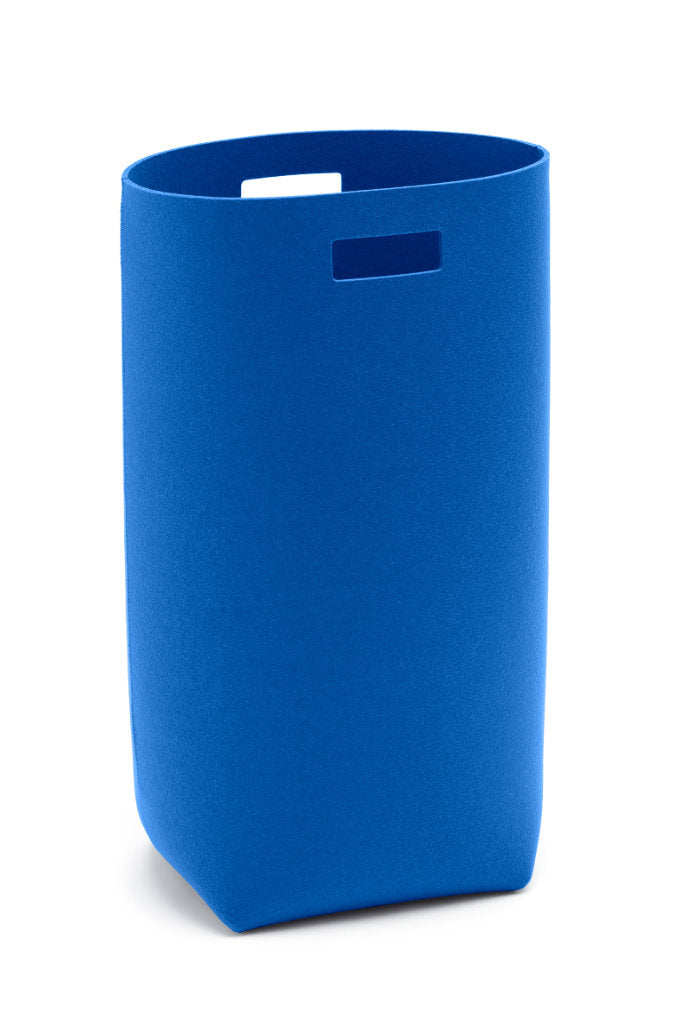 Hey-Sign Wäschekorb aus Wollfilz in Blau