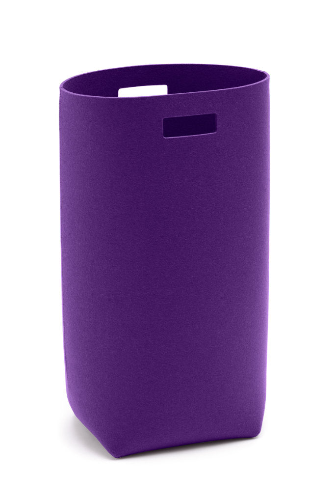 Hey-Sign Wäschekorb aus Wollfilz in der Farbe Violett