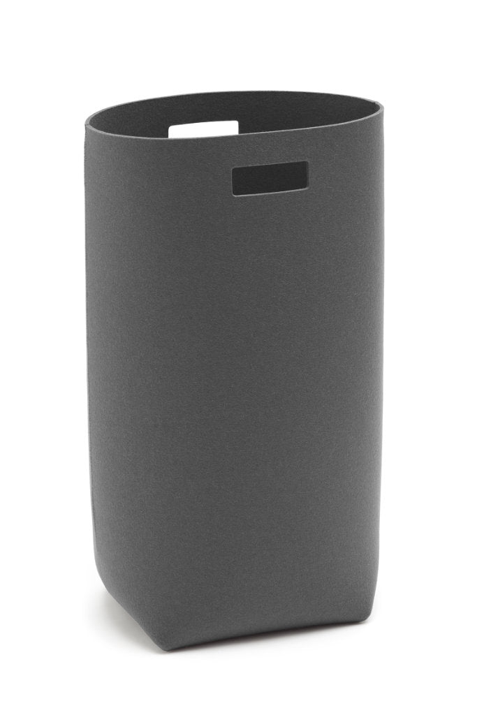 Hey-Sign Wäschekorb aus Wollfilz in der Farbe Taubengrau