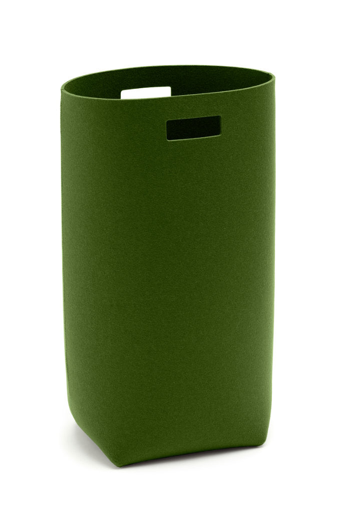 Hey-Sign Wäschekorb aus Wollfilz in der Farbe Oliv