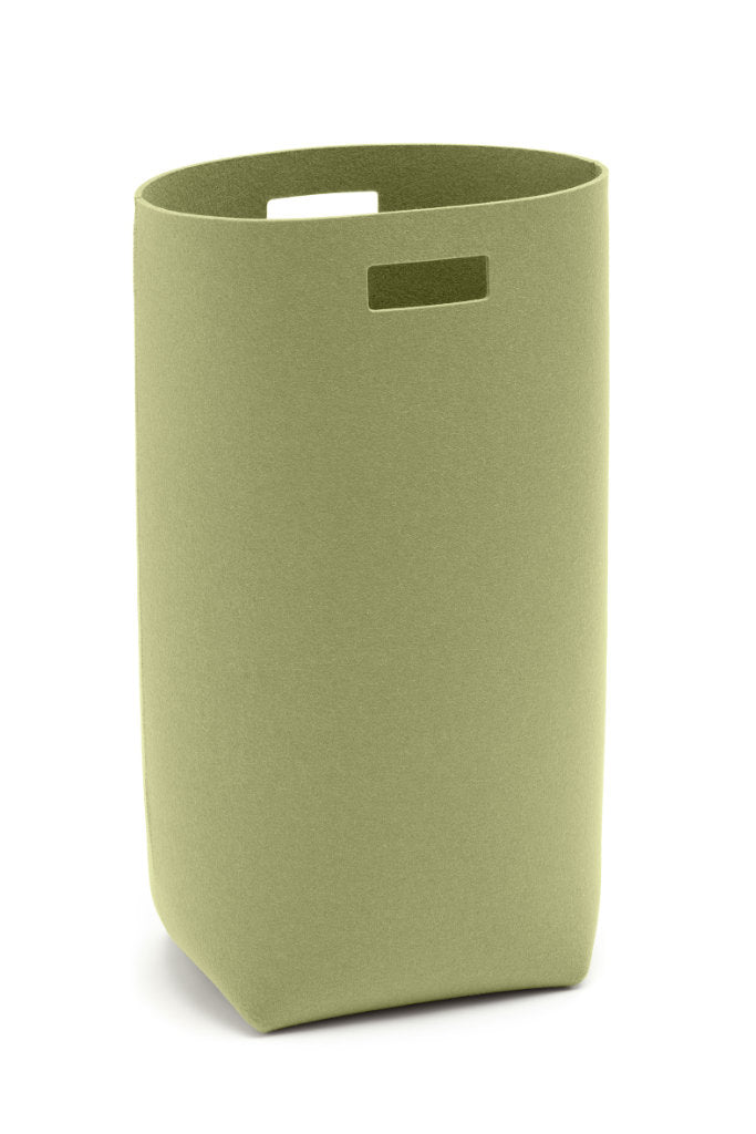 Hey-Sign Wäschekorb aus Wollfilz in der Farbe Pistazie