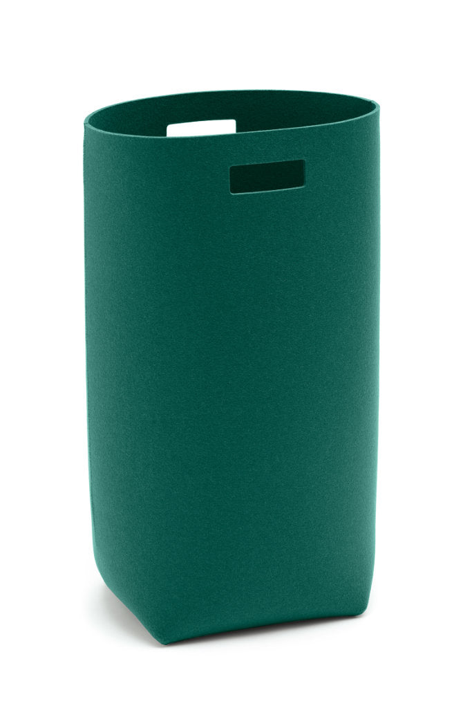 Hey-Sign Wäschekorb aus Wollfilz in der Farbe Jade