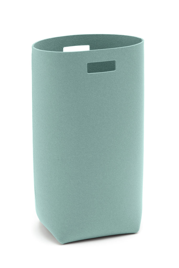 Hey-Sign Wäschekorb aus Wollfilz in der Farbe Aqua