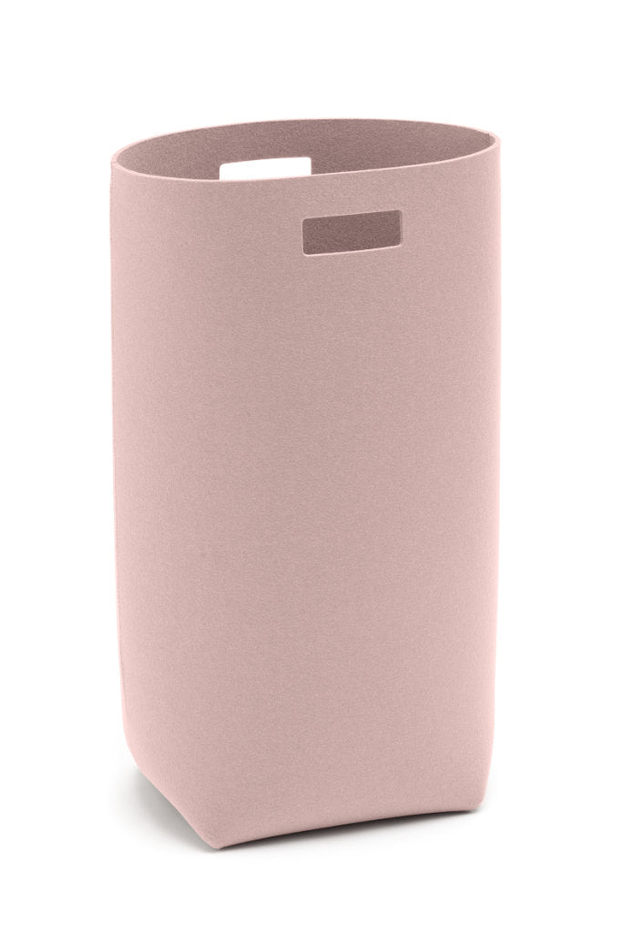 Hey-Sign Wäschekorb aus Wollfilz in der Farbe Powder
