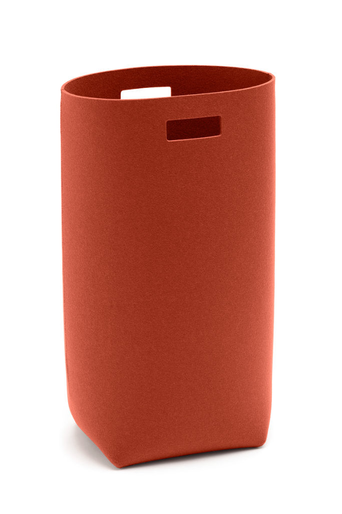 Hey-Sign Wäschekorb aus Wollfilz in der Farbe Iron