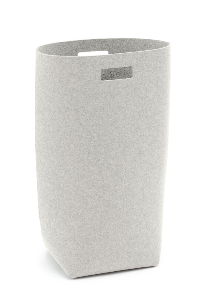 Hey-Sign Wäschekorb aus Wollfilz in der Farbe Marmor