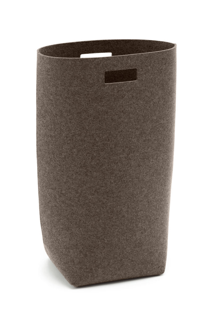 Hey-Sign Wäschekorb aus Wollfilz in der Farbe Pepper