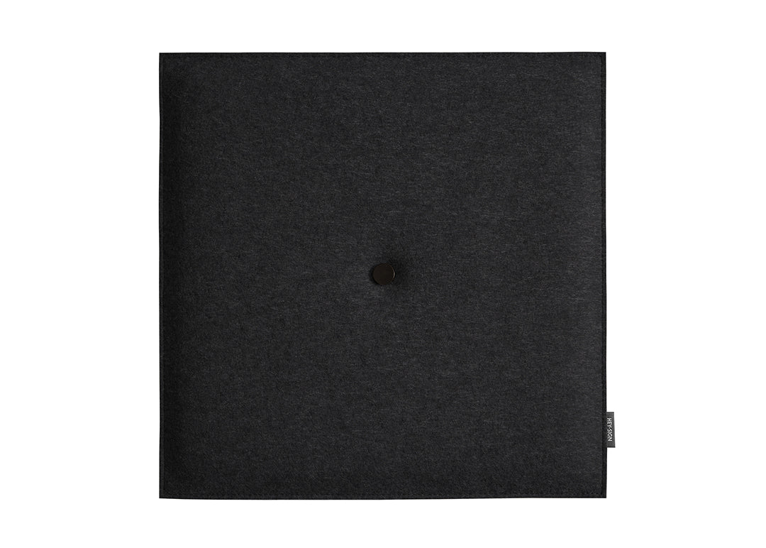 Hey-Sign Akustik Wandelement Spot Square aus Filz in der Größe L, Farbe Graphit